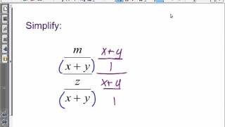 Full Saxon Algebra 2 - Lesson 28 - Complex Fractions and Rationalizing the Denominator News