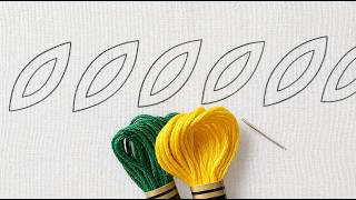 Modern and Fancy Border Embroidery Design | सीखिए आसान Embroidery Border Pattern Step by Step