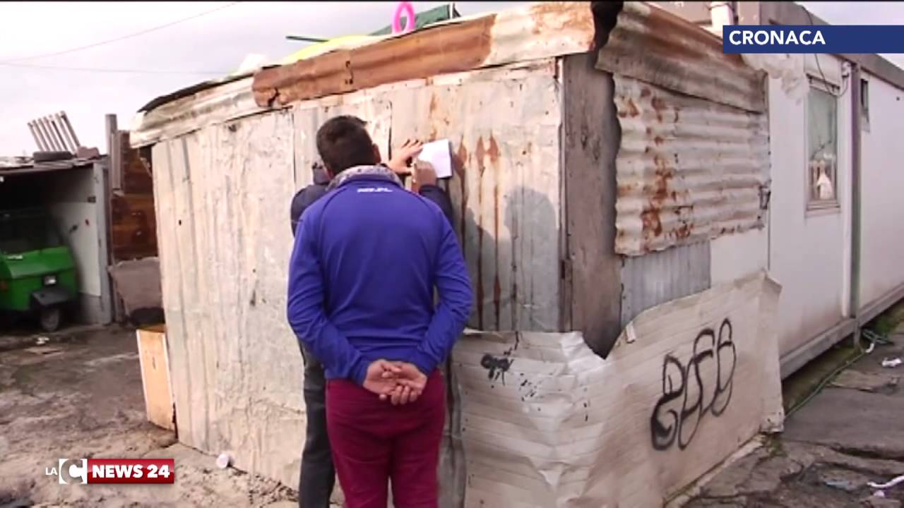 lamezia blitz al campo rom