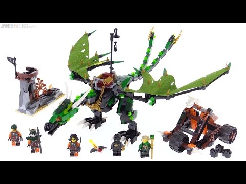 LEGO Ninjago Green NRG Dragon review! - YouTube