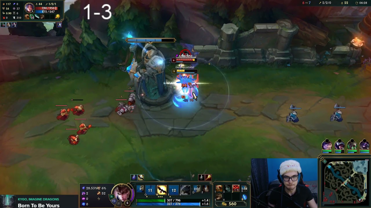 Quinn vs Irelia: Q-E To Escape Her Ult