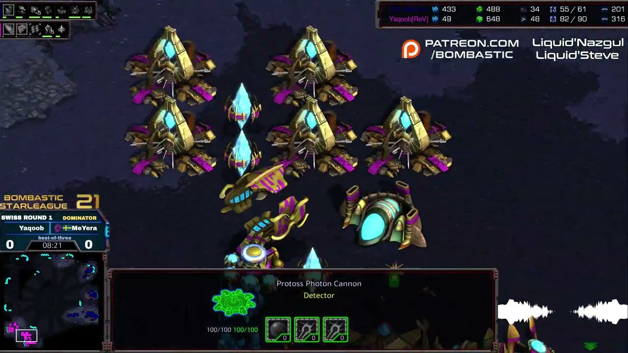 BSL 21 Hasuleauge T1 Swiss Round 1 Yaqoob v Meyara game 1