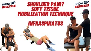 Shoulder PAIN? Soft Tissue Mobilization Technique INFRASPINATUS | Show Up Fitness PT Certification screenshot 5