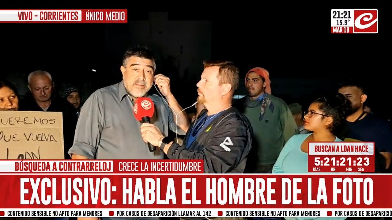 Búsqueda de Loan: habla el hombre que participó del último almuerzo