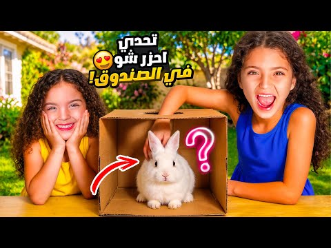 تحدي احزر شو في بالصندوق! 😱 ومفاجأة كبيرة لنايا وناي😍