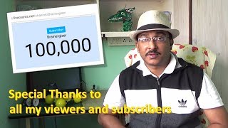 100K Sub -  Special Thanks to all my viewers and subscribers fro Brainergiser