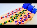 Marble Run Race ASMR☆HABA triple Slope truck & Dump truck #47