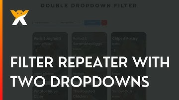 Velo by WIX: How To Filter WIX Repeater with Two Dropdowns | For Beginners | Wix Ideas