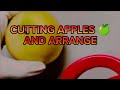 Angela Tanser is live! CUTTING APPLES #asmr #fruits #trending