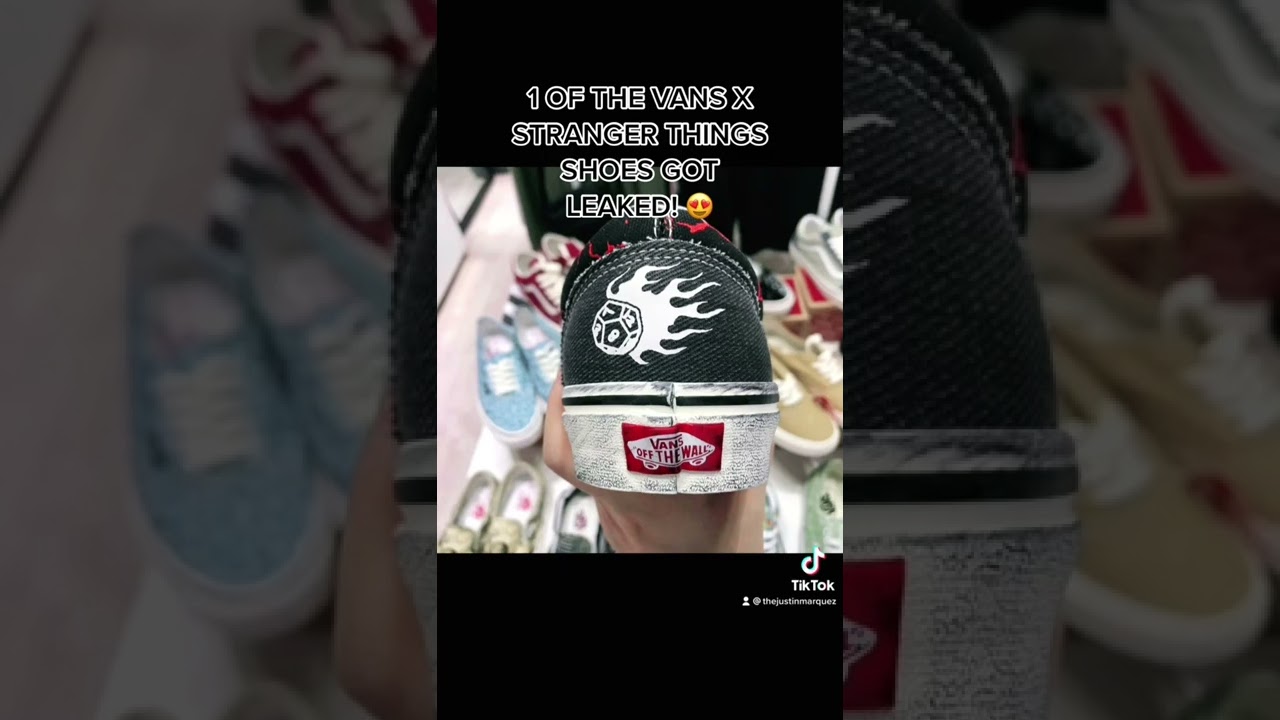 VANS X STRANGER THINGS COLLAB LEAKED