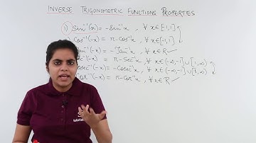 Class 12th – Inverse Trigonometric Functions Property | Trigonometric Function | Tutorials Point