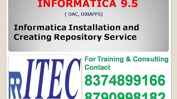 Informatica Installation and Creating Repository Service 03