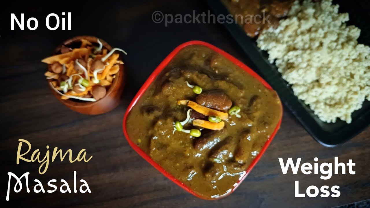 "No Oil, No Onion, No Garlic" Rajma Gravy Weight loss Detox diet