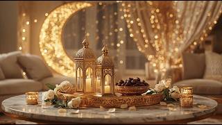 Luxury Golden Ramadan Ambience 🌙✨ | أجواء رمضان الملكية بفوانيس دهبية وتمر مع هلال مضيء ساحر screenshot 1