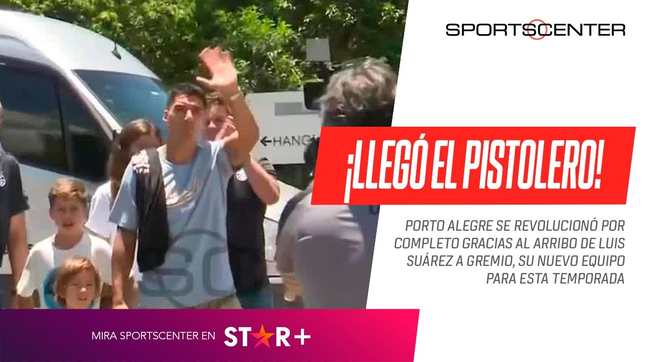 ¡LOCURA EN PORTO ALEGRE! Así recibieron los hinchas de Gremio a Luis Suárez