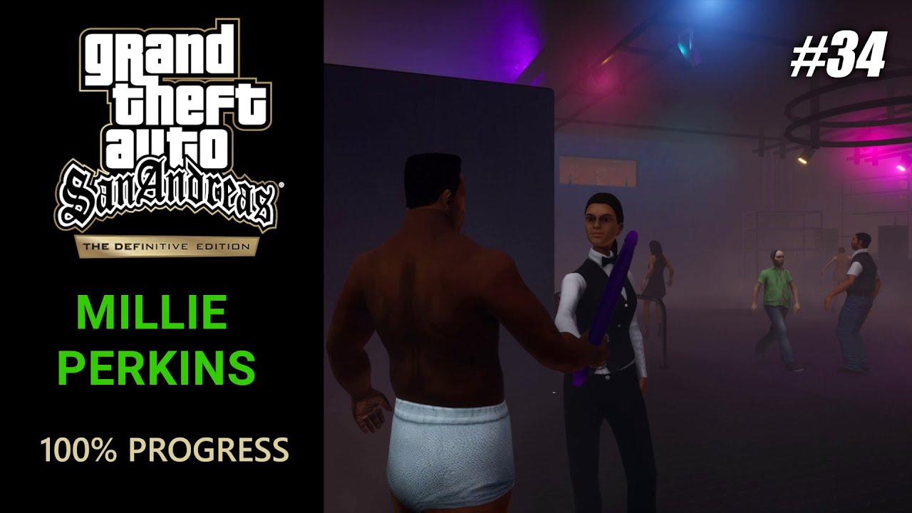GTA San Andreas Definitive Edition - Millie Perkins Girlfriend (100%) [1440p]