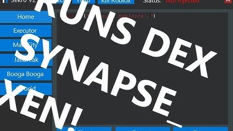 NEW ROBLOX EXPLOIT | SEKR0 V2 | *RUNS DEX* GETOBJECTS , HTTPGET AND MORE!!!!!.