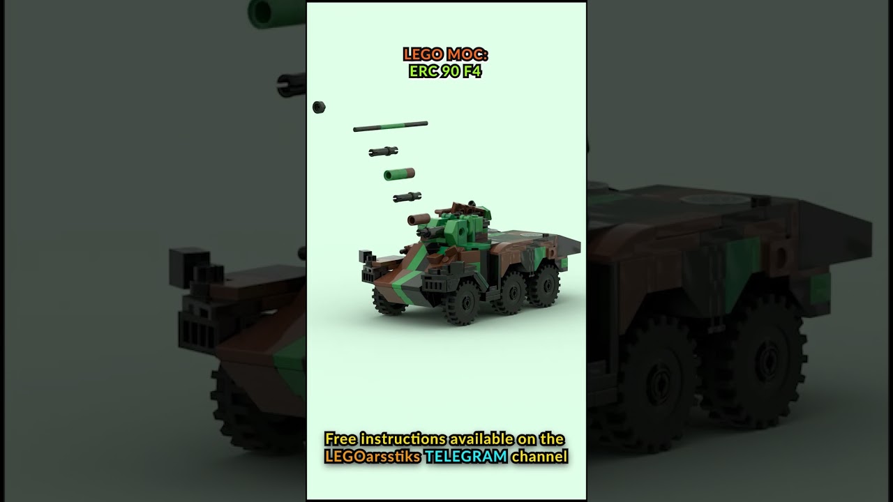 💥 LEGO MOC ERC 90 F4   Lightning Fast Armored Vehicle! ⚡️  