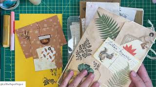 Snail Mail Ideas - One Page Wonder Tutorial - Grabie Unboxing #papercraft #mailart #unboxing