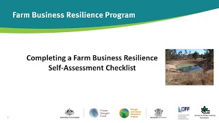 How To Complete A Farm Business Resilience Self-Assessment Checklist - Full Version