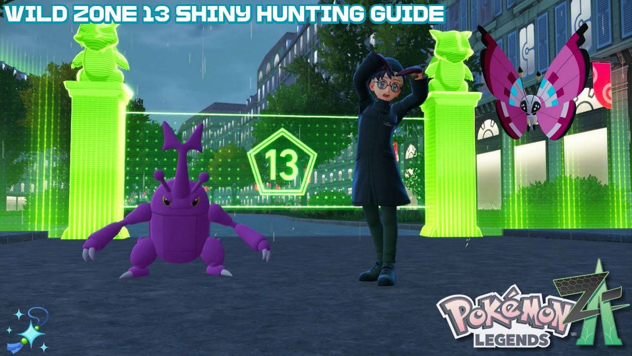 Easy WILD ZONE 13 Shiny Hunting Guide in 