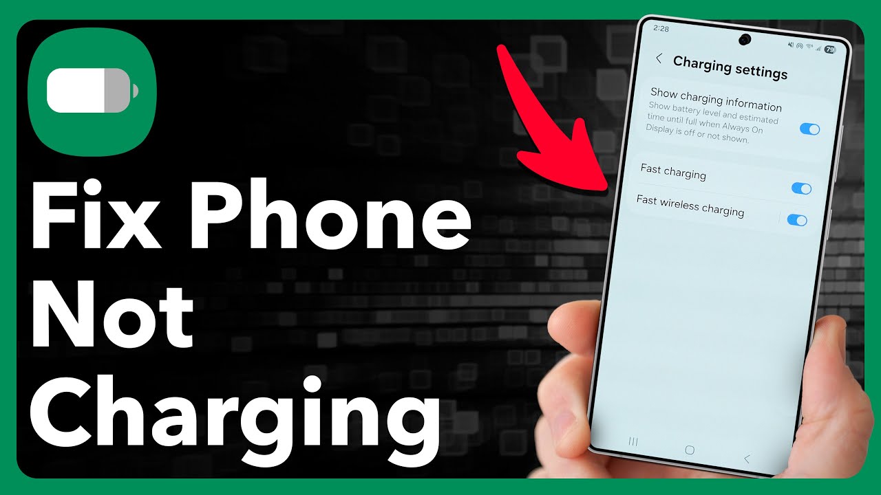 How To Fix Samsung Phone Not Charging - YouTube