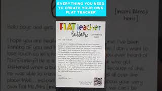 Flat Teacher Project Bundle Preview