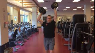 Split Stance 1 Arm Alternating DB Shoulder Press