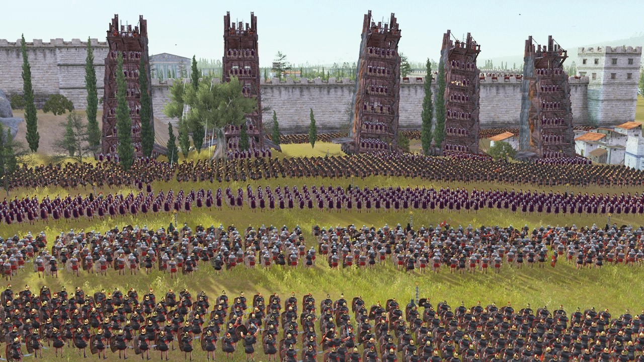 4 Noobs Attack 3 Pros With a Twist… No Archers Allowed! – Rome 2 Siege