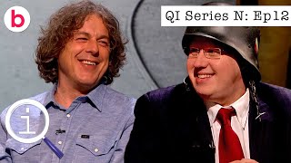 QI Series N Episode 12 FULL EPISODE | With Cariad Lloyd, Matt Lucas & Jerry Springer