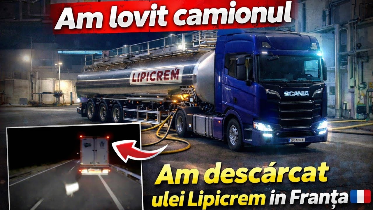 Incident pe drum! Am lovit camionul 😱 | Ulei Lipicrem în Franța 🇫🇷