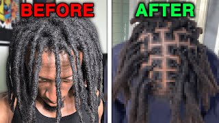 AMAZING Dreadlock Transformation - First ReTwist After 60 Days!