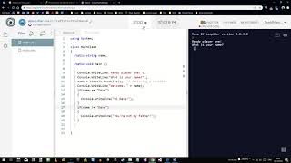 Fundamental C# Part 2 - Selection