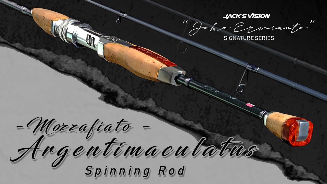LUXURY FISHING ROD MADE OF DURRALIUM | MOZZAFIATO ARGENTIMACULATUS | JOKO ERVIANTO SIGNATURE SERIES