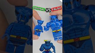LEGO ORIGINAL vs FALSO! | Minifigures X-Men | #minifigures #lego #toyreview #marvel #xmen