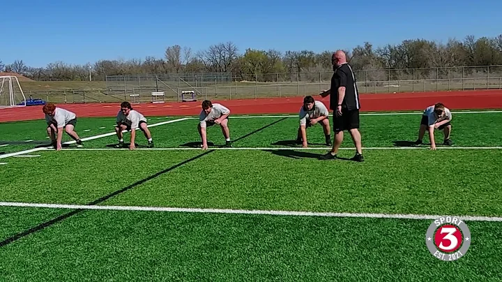Football Base Stance for Offensive Lineman--Coach Jon Wiemers