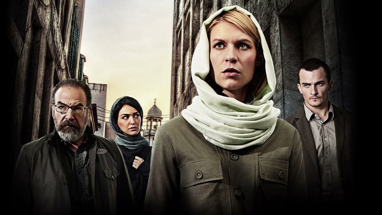 Homeland Season 4 Menu Art   Claire Danes, Mandy Patinkin, Damian Lewis, Rupert Friend