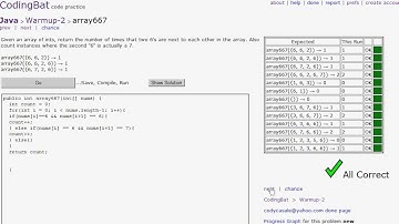 CodingBat.com Java Puzzles 8