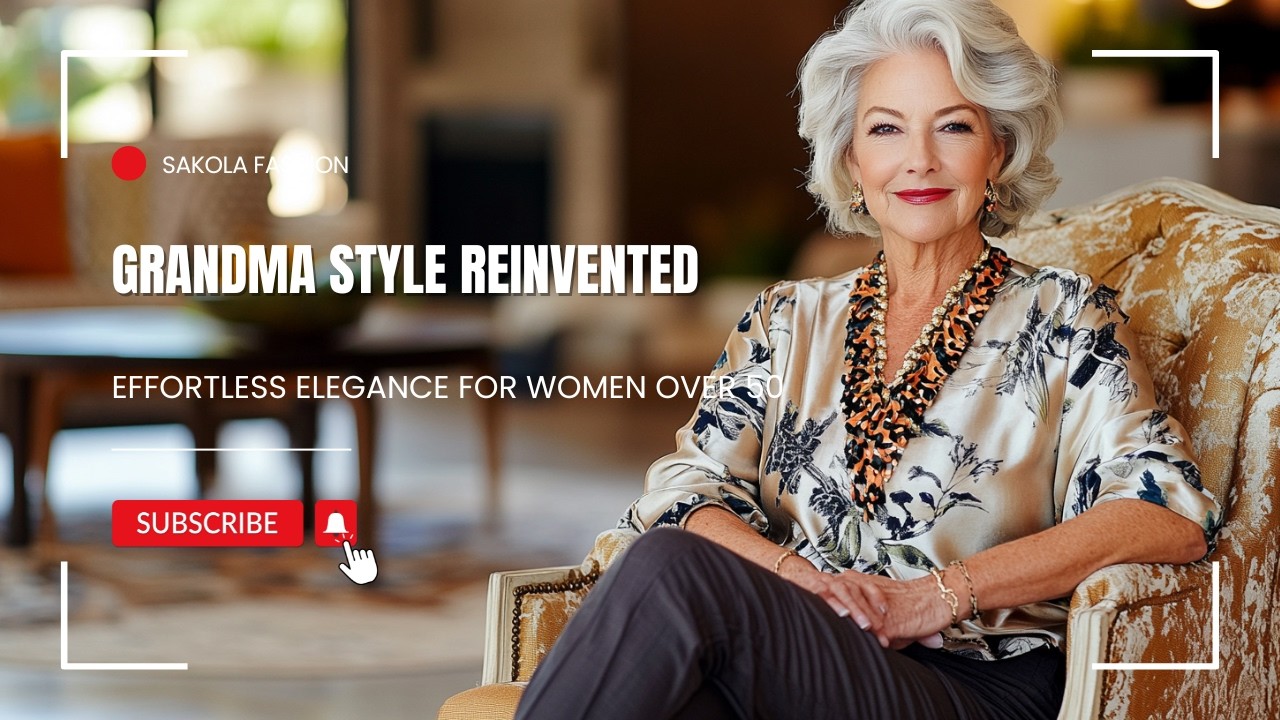 Grandma Style Reinvented: Effortless Elegance for Women Over 50