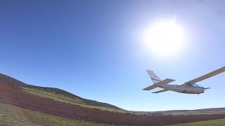 Cessna 177RG Christiaans flight. The take off Sand Dunes Woody Cape South Africa