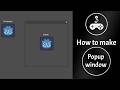 How to make popup window in godot