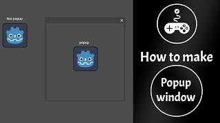 How to make popup window in godot