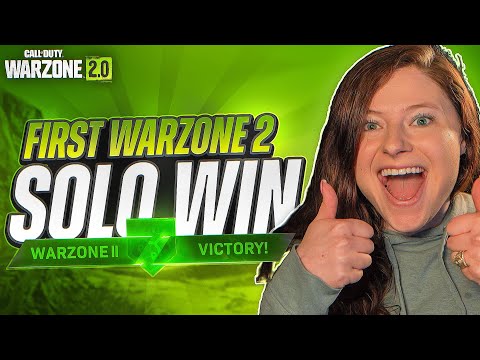 FIRST SOLO WARZONE 2 WIN!
