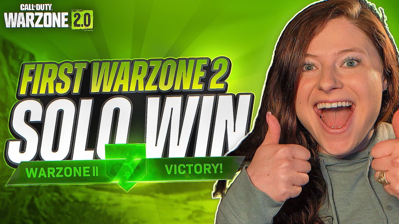 FIRST SOLO WARZONE 2 WIN!