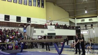 Level 4 Gymnastics - Beam 3: BCG Valentine Invitational - Session 6