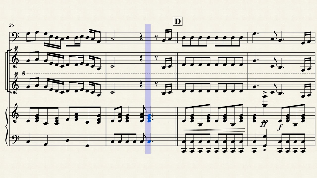 Arrangement Sleigh Ride YouTube