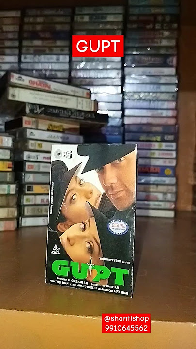 Gupt Rare master audio cassette #gupt #vijushah #tipsmusic #bobbydeol #shantishop #trending