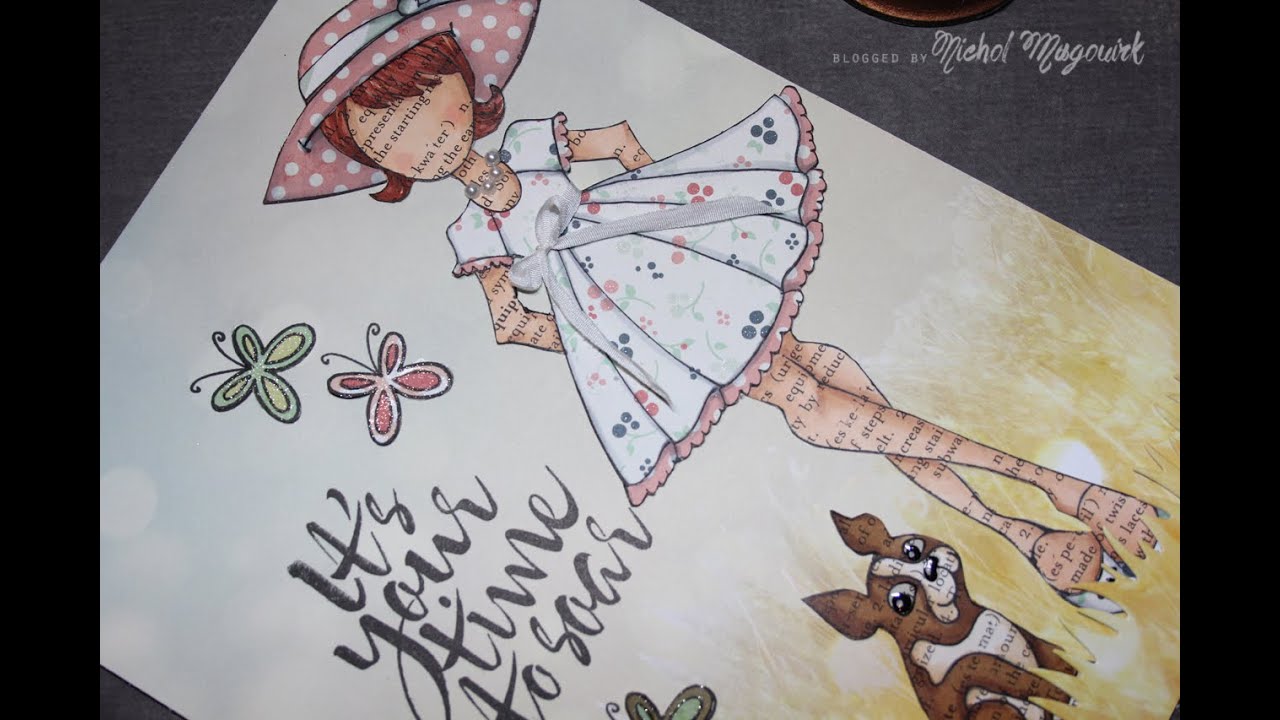 Paper Doll Art Journal Page | June 2014
