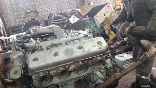 Трактор Кировец. Начинаю ремонт двигателя ЯМЗ-658.