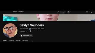 Celebrity go subscribe to Devlyn Saunders get him to 60 then 100 please he is the best Profile